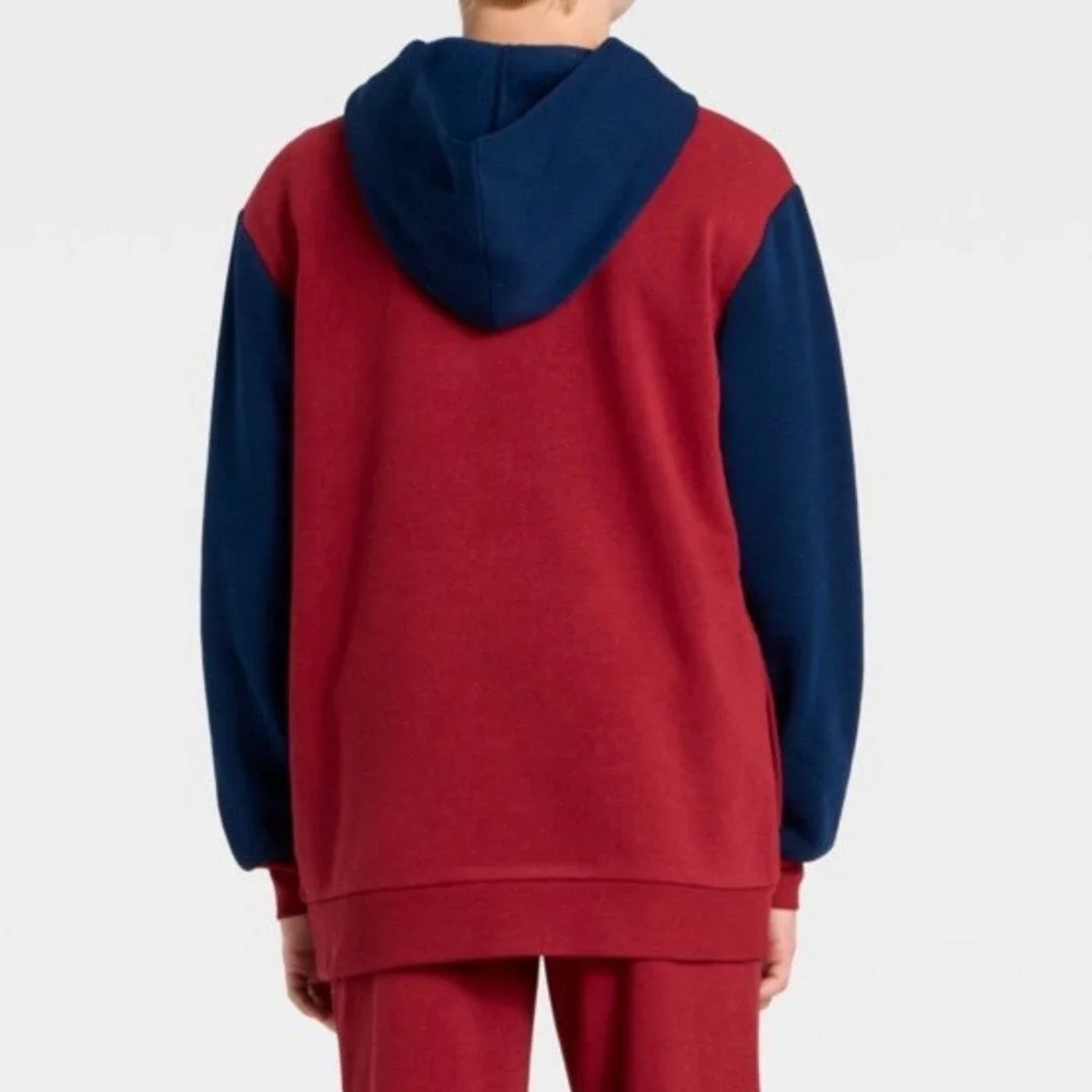 Marvel Spider-Man‎ Kids Red Navy Blue Fleece Hoodie and Jogger Pants Set NEW XL